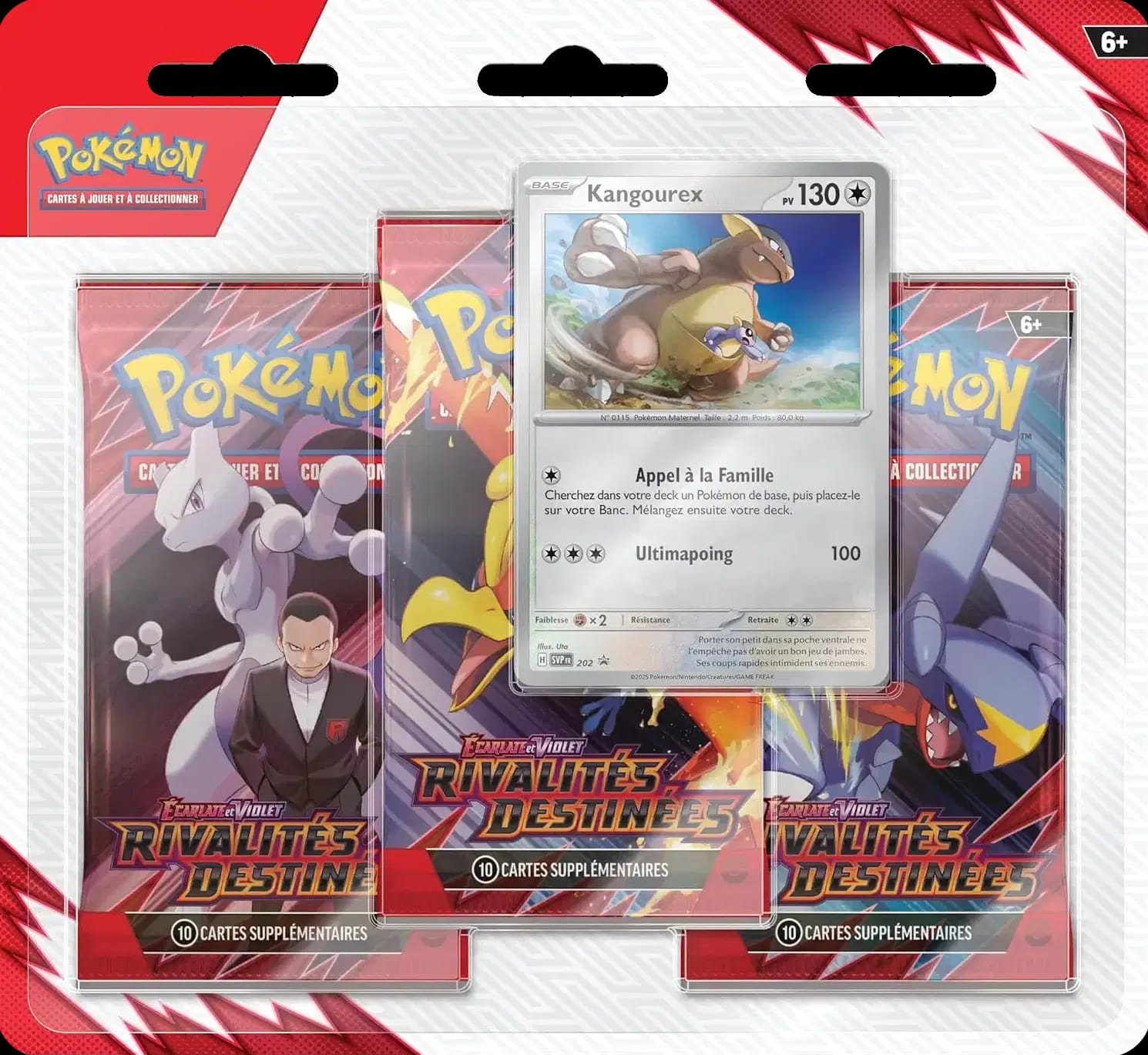 Destined Rivals - Three Pack Blister - Kangaskhan