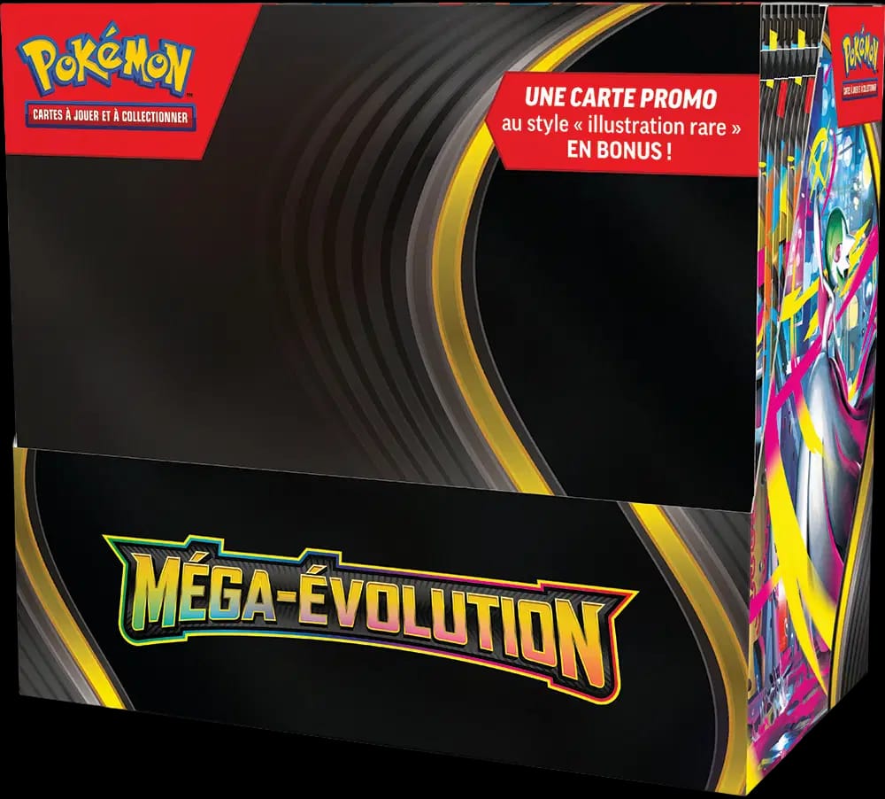 Mega Evolution Display with promo card