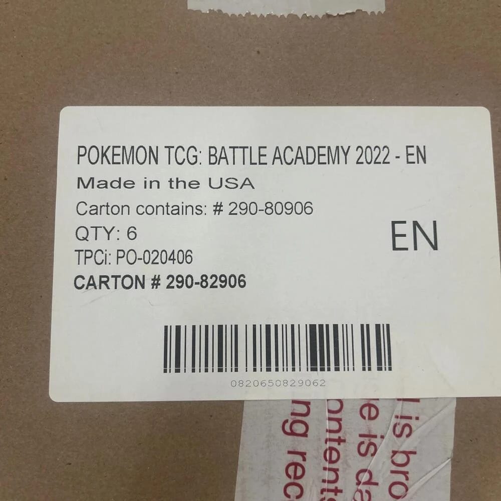 Pokemon TCG: Battle Academy 2022 Case
