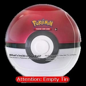 Empty Poké Ball Tin