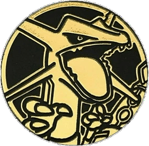 Gold Rayquaza Coin